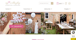 Desktop Screenshot of myweddingshop.de